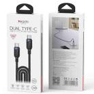 Yesido CA194 60W 3A USB-C / Type-C to Type-C Charging Data Cable, Length:3m(Black) - 3