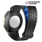 For Samsung Galaxy Watch 7 / 6 / 5 Magnetic Silicone Watch Band(Black) - 3