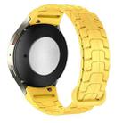 For Samsung Galaxy Watch 7 / 6 / 5 Magnetic Silicone Watch Band(Yellow) - 2