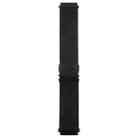 22mm Parachute Buckle Milanese Metal Steel Mesh Watch Band(Black) - 2