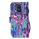 For Xiaomi Redmi Note 9 3D Painting Pattern Coloured Drawing Horizontal Flip PU Leather Case with Holder & Card Slots & Wallet & Lanyard(Starry Wind Chime) - 3