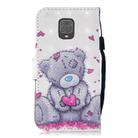 For Xiaomi Redmi Note 9 Pro 3D Painting Pattern Coloured Drawing Horizontal Flip PU Leather Case with Holder & Card Slots & Wallet & Lanyard(Love Bear) - 3