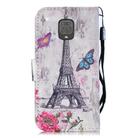 For Xiaomi Redmi Note 9 Pro 3D Painting Pattern Coloured Drawing Horizontal Flip PU Leather Case with Holder & Card Slots & Wallet & Lanyard(Eiffel Tower) - 3