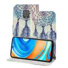 For Xiaomi Redmi Note 9 Pro 3D Painting Pattern Coloured Drawing Horizontal Flip PU Leather Case with Holder & Card Slots & Wallet & Lanyard(Feather Wind Chime) - 1