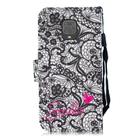 For Xiaomi Redmi Note 9 Pro 3D Painting Pattern Coloured Drawing Horizontal Flip PU Leather Case with Holder & Card Slots & Wallet & Lanyard(Lace Flower) - 3