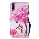 For Huawei Y8s 3D Painting Pattern Coloured Drawing Horizontal Flip PU Leather Case with Holder & Card Slots & Wallet & Lanyard(Tree House) - 3