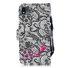 For Samsung Galaxy A01 Core 3D Painting Pattern Coloured Drawing Horizontal Flip PU Leather Case with Holder & Card Slots & Wallet & Lanyard(Lace Flower) - 3