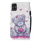 For Samsung Galaxy M31s 3D Painting Pattern Coloured Drawing Horizontal Flip PU Leather Case with Holder & Card Slots & Wallet & Lanyard(Love Bear) - 3