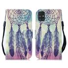 For Samsung Galaxy M31s 3D Painting Pattern Coloured Drawing Horizontal Flip PU Leather Case with Holder & Card Slots & Wallet & Lanyard(Feather Wind Chime) - 1