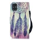 For Samsung Galaxy M31s 3D Painting Pattern Coloured Drawing Horizontal Flip PU Leather Case with Holder & Card Slots & Wallet & Lanyard(Feather Wind Chime) - 3