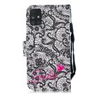 For Samsung Galaxy M31s 3D Painting Pattern Coloured Drawing Horizontal Flip PU Leather Case with Holder & Card Slots & Wallet & Lanyard(Lace Flower) - 3