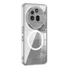 For Nothing Phone 3a MagSafe Armor Clear TPU Hybrid PC Phone Case(Transparent) - 1