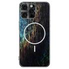 For iPhone 15 Pro Dazzling Acrylic Shockproof MagSafe Phone Case(Black) - 1