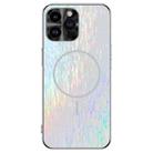 For iPhone 12 Pro Dazzling Acrylic Shockproof MagSafe Phone Case(White) - 1
