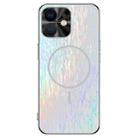 For iPhone 12 Dazzling Acrylic Shockproof MagSafe Phone Case(White) - 1