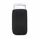 Universal Neoprene Cell Phone Bag Suitable for 6.4-7.2 inch Smartphones(Black) - 2