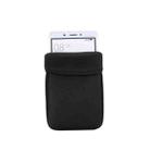 Universal Neoprene Cell Phone Bag Suitable for 6.4-7.2 inch Smartphones(Black) - 3