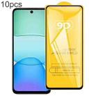 For Xiaomi Redmi 13x 10pcs 9D Full Glue Full Screen Tempered Glass Film - 1