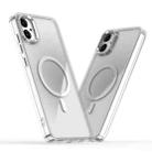 For Samsung Galaxy A05 MagSafe Magnetic Clear Phone Case(White) - 1