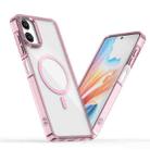 For Samsung Galaxy A06 4G MagSafe Magnetic Clear Phone Case(Pink) - 1