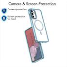 For Samsung Galaxy A13 4G / 5G MagSafe Magnetic Clear Phone Case(Pink) - 3