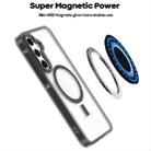 For Samsung Galaxy A35 5G MagSafe Magnetic Clear Phone Case(Black) - 3