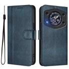 For Cubot A30 Line Splicing Buckle Retro Leather Phone Case(Dark Blue) - 2
