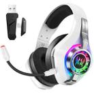 KOTION EACH GS400 Ultra Over Ear Bluetooth Wired 2.4GHz Tri-mode Gaming Headset(White) - 1