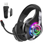 KOTION EACH GS400 Ultra Over Ear Bluetooth Wired 2.4GHz Tri-mode Gaming Headset(Black) - 1