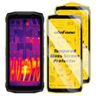 For Ulefone Armor mini 20T Pro 2pcs / Pack Ulefone 9H HD Anti Fingerprint Tempered Glass Screen Protector - 1