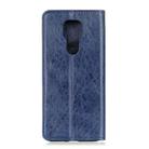 For Motorola Moto G9 / G9 Play / E7 Plus / Lenovo K12 Note Magnetic Crazy Horse Texture Horizontal Flip Leather Case with Holder & Card Slots & Wallet(Blue) - 3