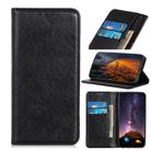 For Vivo Y20 Magnetic Crazy Horse Texture Horizontal Flip Leather Case with Holder & Card Slots & Wallet(Black) - 1