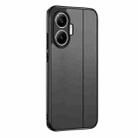For Redmi Turbo 4 Pro Armor Clear TPU Hybrid PC Phone Case(Black) - 1