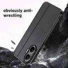 For Redmi Turbo 4 Pro Armor Clear TPU Hybrid PC Phone Case(Black) - 3