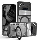 For Nothing Phone 3a CD Texture Sliding Camshield Magnetic Holder Phone Case(Silver) - 1
