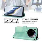 For Xiaomi 15 Ultra Line Splicing Buckle Retro Leather Phone Case(Mint) - 3