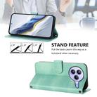 For Xiaomi Civi 5 Pro 5G Line Splicing Buckle Retro Leather Phone Case(Mint) - 3