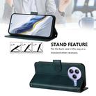 For Xiaomi Civi 5 Pro 5G Line Splicing Buckle Retro Leather Phone Case(Dark Green) - 3