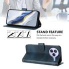 For Xiaomi Civi 5 Pro 5G Line Splicing Buckle Retro Leather Phone Case(Dark Blue) - 3