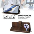 For Xiaomi Civi 5 Pro 5G Line Splicing Buckle Retro Leather Phone Case(Brown) - 3