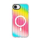 For iPhone 16e DUX DUCIS ZEST Series Colorful Gradient MagSafe Magnetic Phone Case(Gradient Rainbow) - 2