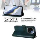 For vivo iQOO Z9s Pro 5G / T3 Pro 5G India Line Splicing Buckle Retro Leather Phone Case(Dark Green) - 3