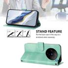 For vivo X100s 5G Line Splicing Buckle Retro Leather Phone Case(Mint) - 3