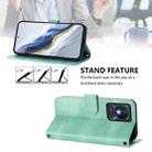 For vivo Y02A 4G / Y02 4G / Y11 2023 Line Splicing Buckle Retro Leather Phone Case(Mint) - 3