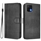 For vivo Y52s 5G / iQOO U3 / Y31s 5G Line Splicing Buckle Retro Leather Phone Case(Black) - 2