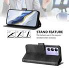 For vivo Y100 5G IDN / T3 5G IDN Line Splicing Buckle Retro Leather Phone Case(Black) - 3