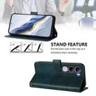 For vivo V40 Lite 4G IDN / Y300 5G IDN Line Splicing Buckle Retro Leather Phone Case(Dark Green) - 3
