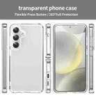For Samsung Galaxy S25+ 5G / S24+ 5G PC Hybrid TPU Airbag Shockproof Phone Case(Transparent) - 2