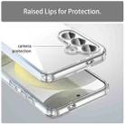 For Samsung Galaxy S25+ 5G / S24+ 5G PC Hybrid TPU Airbag Shockproof Phone Case(Transparent) - 3