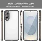 For Samsung Galaxy S25 Edge 5G PC Hybrid TPU Airbag Shockproof Phone Case(Transparent Black) - 2